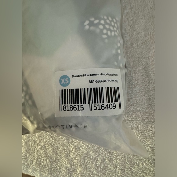 NEW BuffBunny Collection Sharkbite Black Bossy Two Piece Strappy Bikini XS Pole - Picture 5 of 5